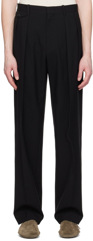 Photo: The Row Black Marcello Trousers