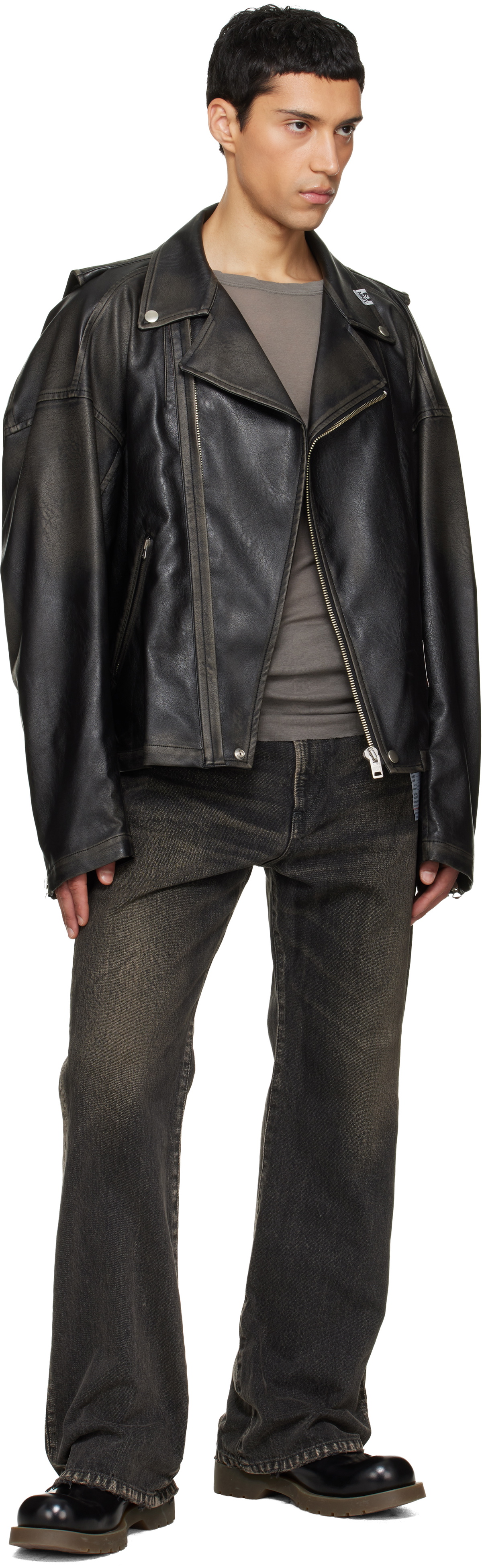 Maison MIHARA YASUHIRO Black Flared Jeans