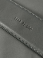 Fear of God - Logo-Appliquéd Leather-Trimmed Shell Messenger Bag