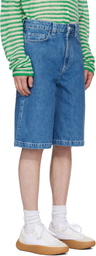 SUNNEI Blue Classic Denim Shorts