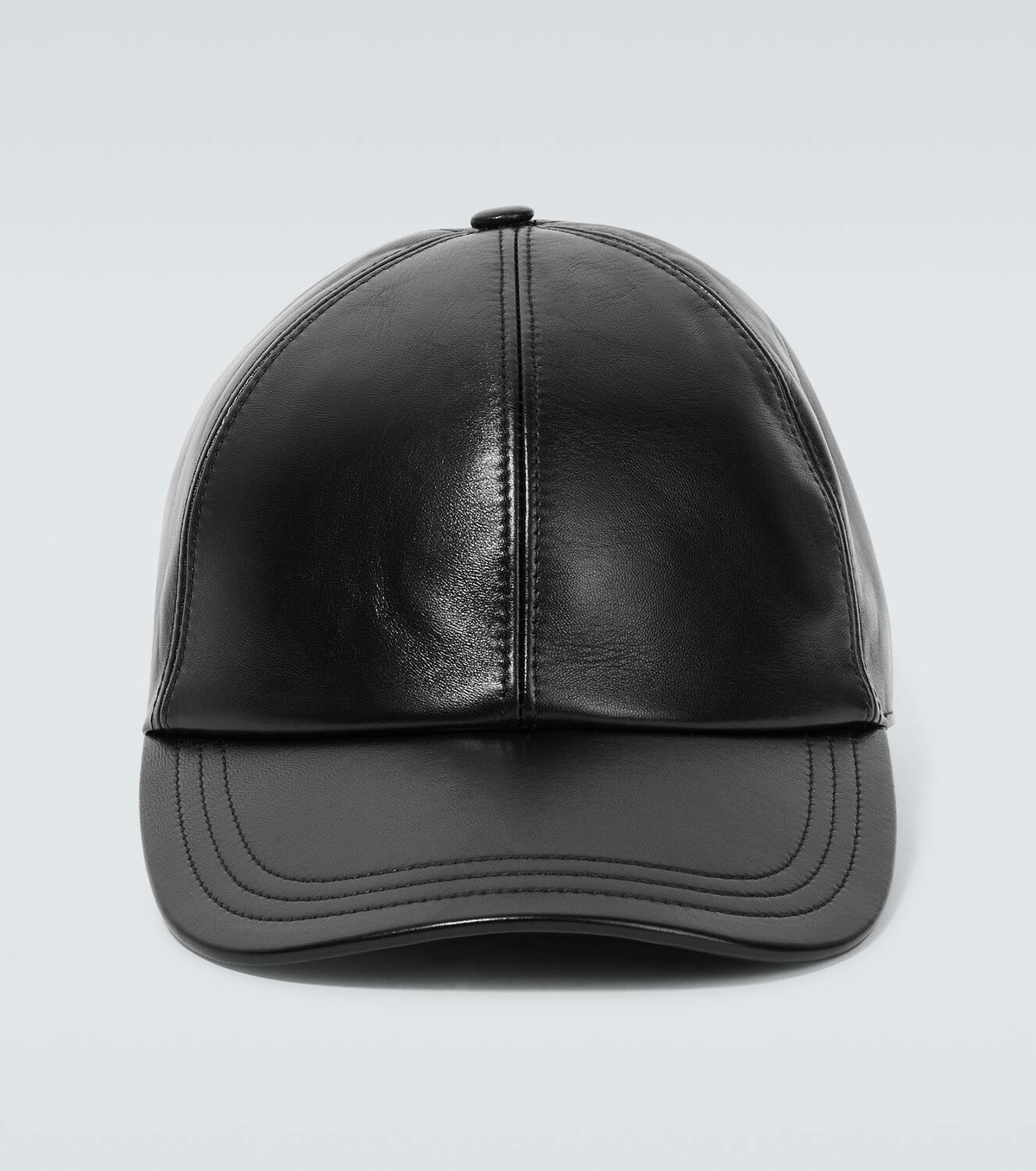 Prada Leather baseball cap Prada