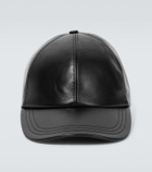 Prada Leather baseball cap
