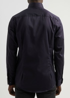 Eton Cotton-twill Shirt Navy