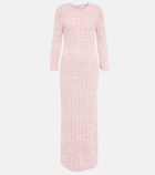 Balenciaga - Tweed maxi dress