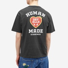 Human Made Men's Dry Alls Heart T-Shirt in Black