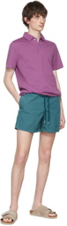 ASPESI Blue Polyester Swim Shorts