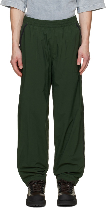 Photo: The North Face Green TNF Red Box Full-Zip Sweatpants