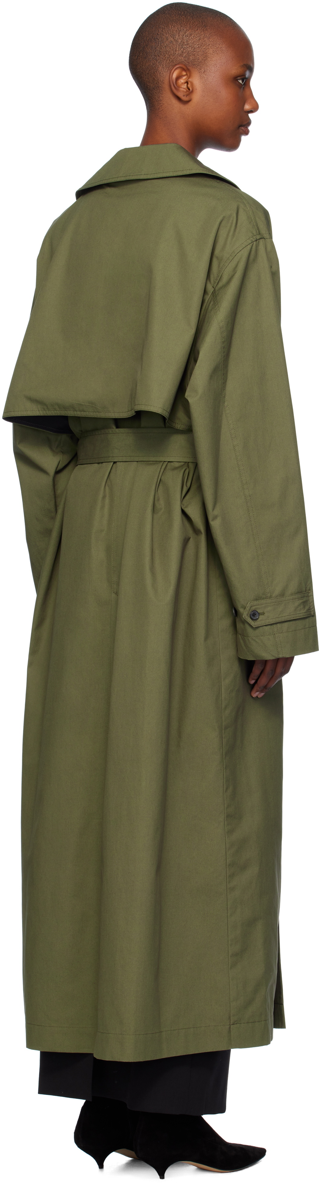 La Collection Khaki Marike Trench Coat
