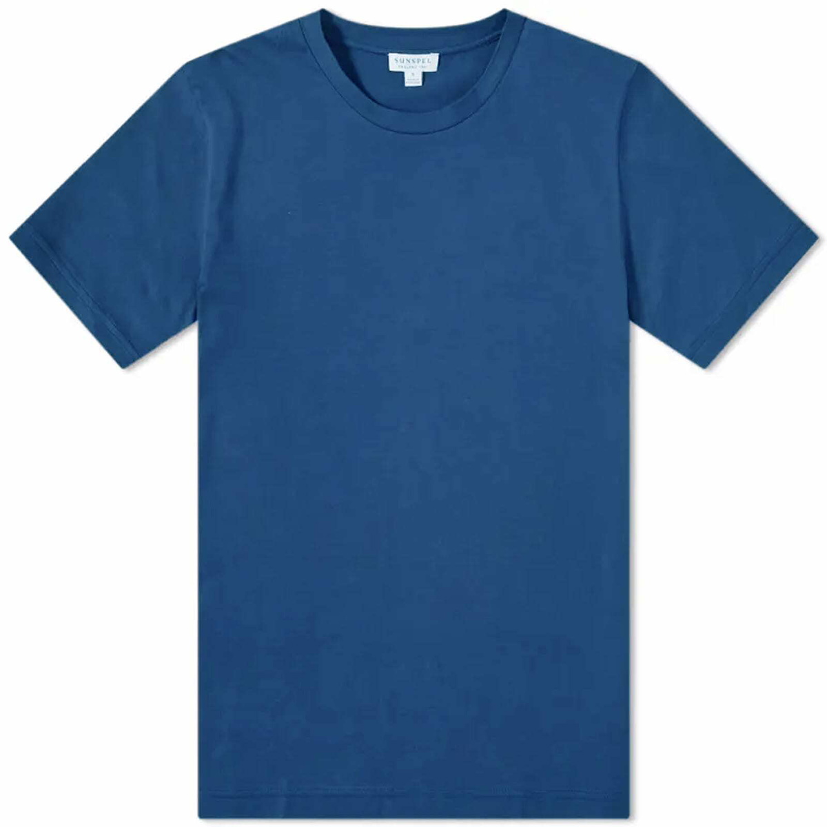 Sunspel Men's Organic Riviera T-Shirt in Coast