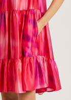 Roksanda Phinia Printed Satin Mini Dress Pink