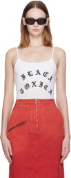 WILLY CHAVARRIA White Printed Text Tank Top