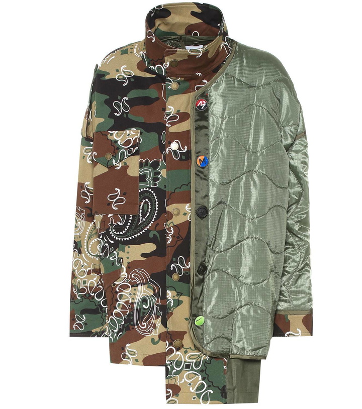 Photo: Monse Printed cotton-blend jacket