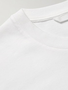 Moncler Genius - 2 Moncler 1952 Logo-Flocked Printed Cotton-Jersey T-Shirt - White