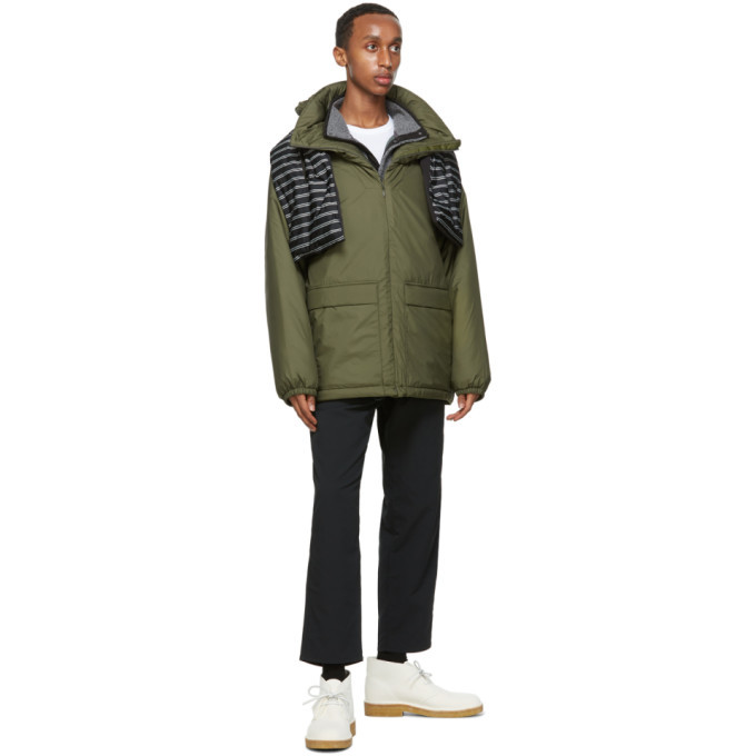 Nanamica Grey Wool Fleece Jacket Nanamica