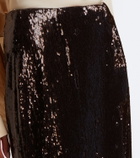 Balmain Sequined maxi skirt