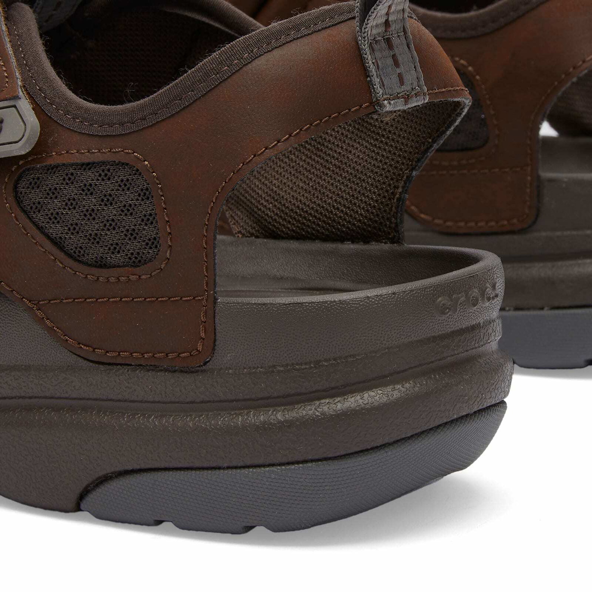 Crocs Yukon Fisherman Sandal in Espresso