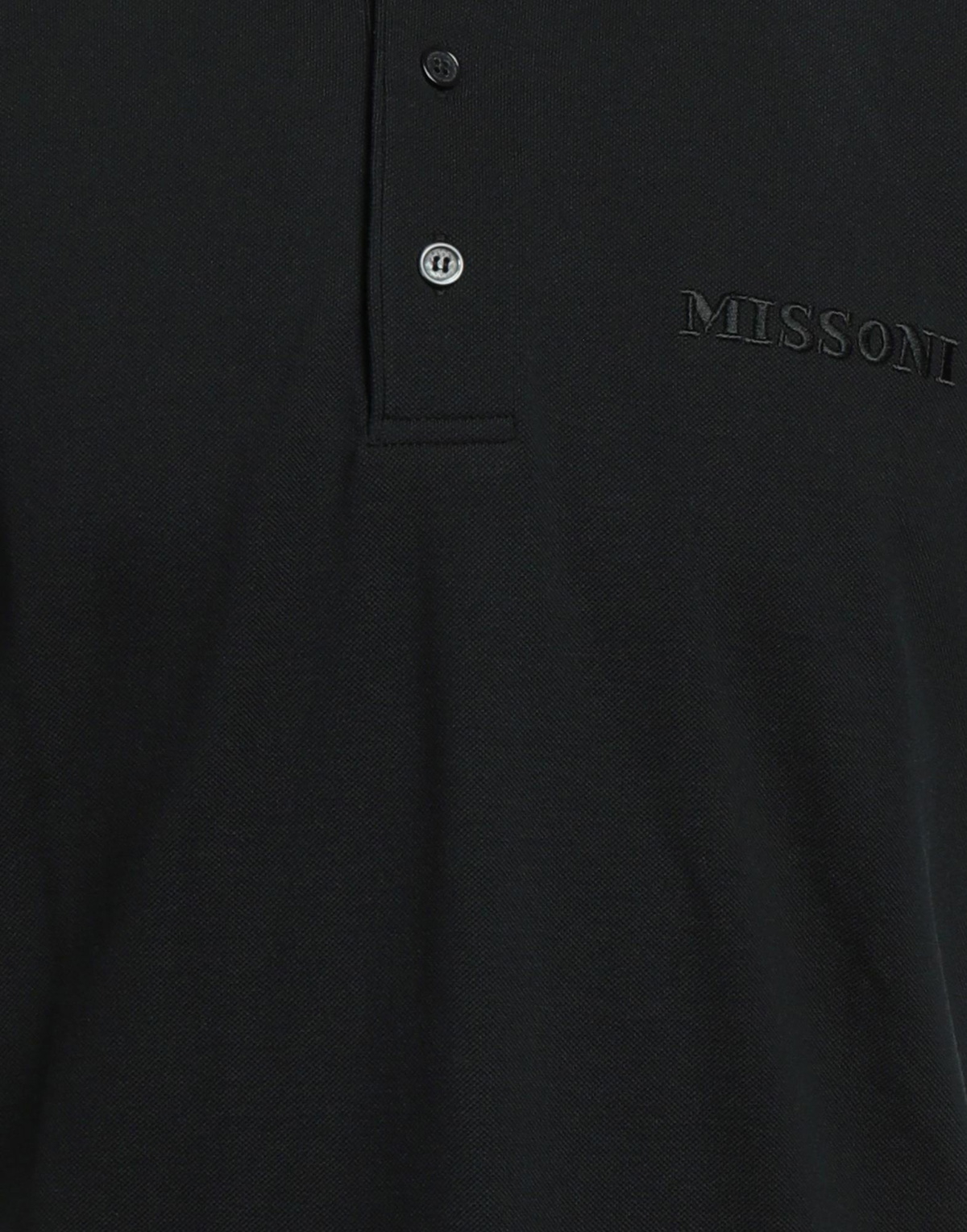 Missoni Mens Polo shirt in Black