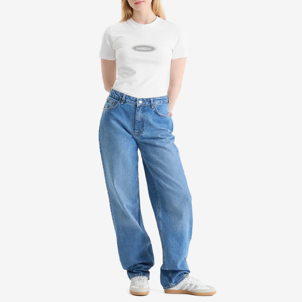 Daily Paper Women's Dotted Type T-Shirt in White