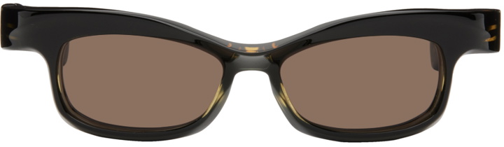 Photo: FACTORY900 SSENSE Exclusive Brown FA-143 Sunglasses