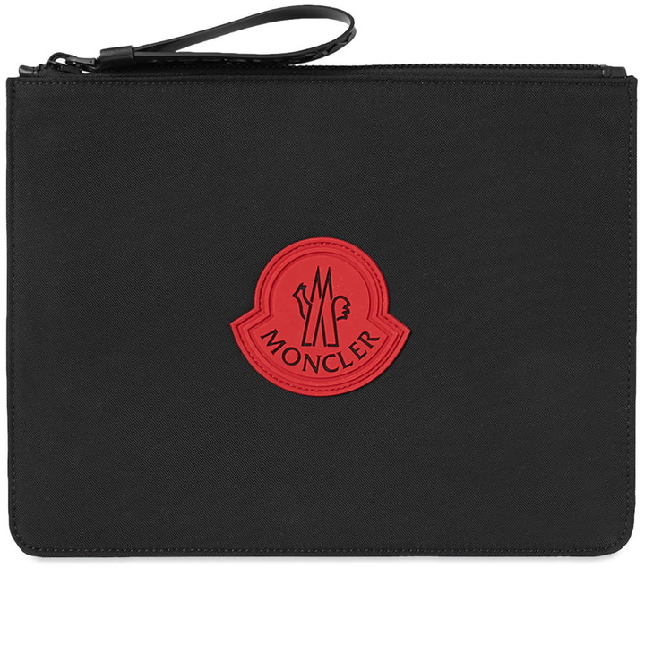 Photo: Moncler Canvas Logo Pouch
