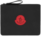 Moncler Canvas Logo Pouch