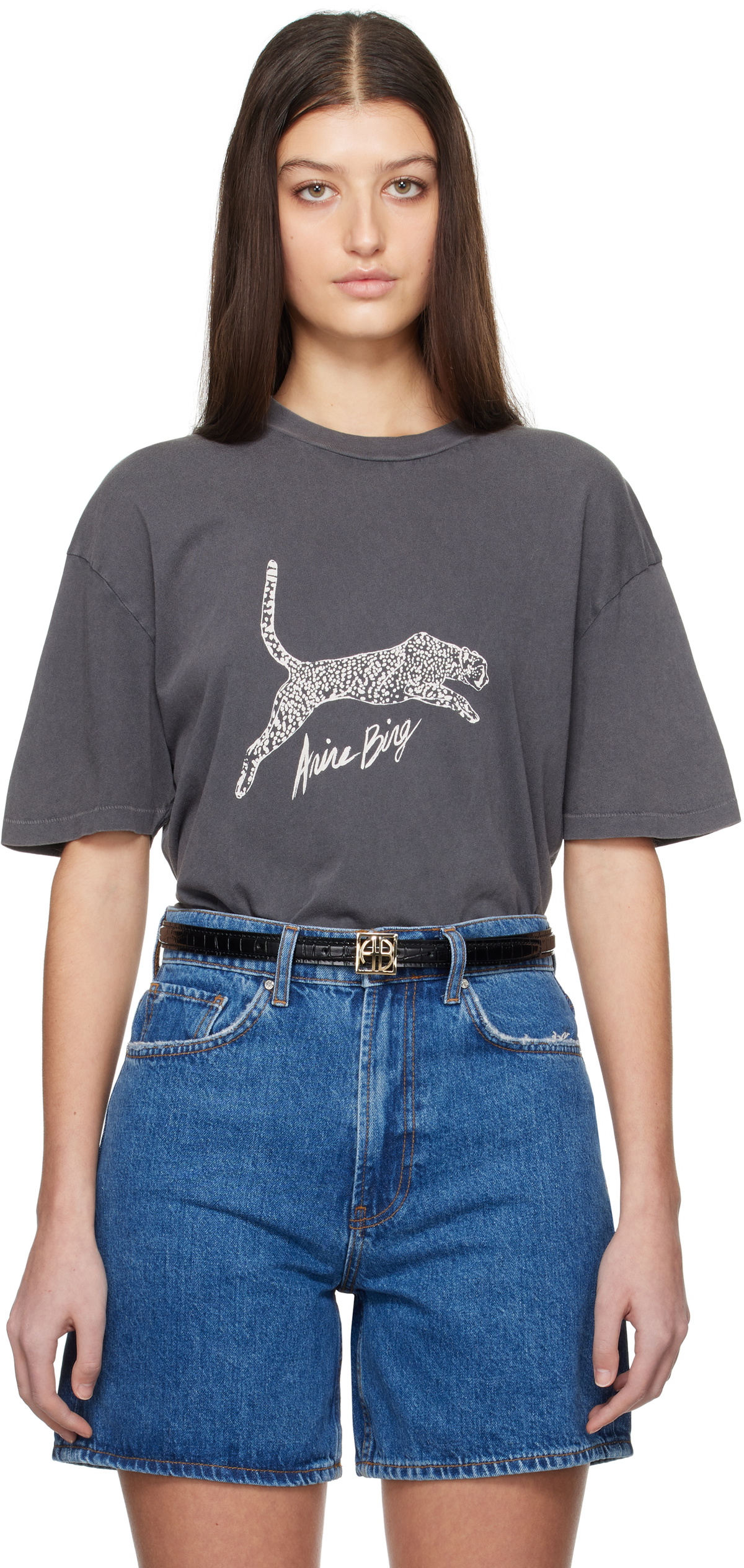 Deuxieme Classe ANINE BING LEOPARD Tシャツ 追加【ANINE BING/アニン ビン】 LEOPARD Tシャツ（Tシャツ