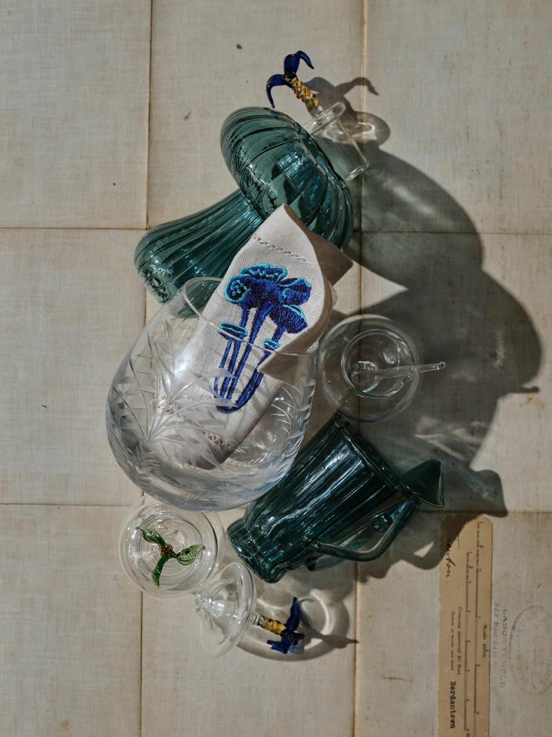 JOHANNA ORTIZ - Set Of 4 Glass Candle Holders