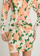 Stella Mccartney Floral-print Crepe-jersey Mini Dress Multicoloured 1