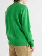 THE ELDER STATESMAN - Cashmere Sweater - Green
