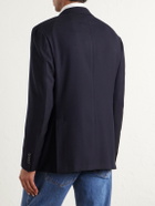 Canali - Kei Wool-Blend Blazer - Blue