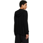 Rick Owens Black Tower Zipped Hoodie