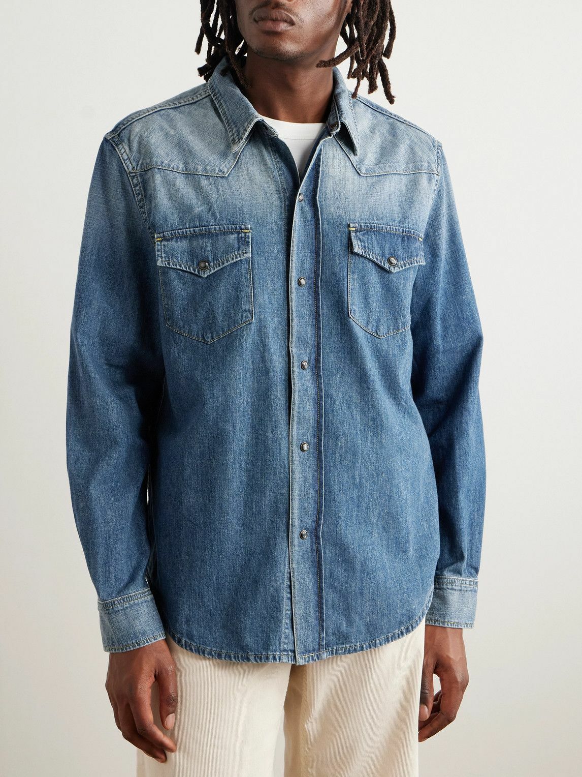 Nili Lotan - Travis Denim Shirt - Blue