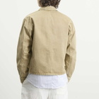 Auralee Men's Garment-Dyed Finx Light Chino Blouson in Beige