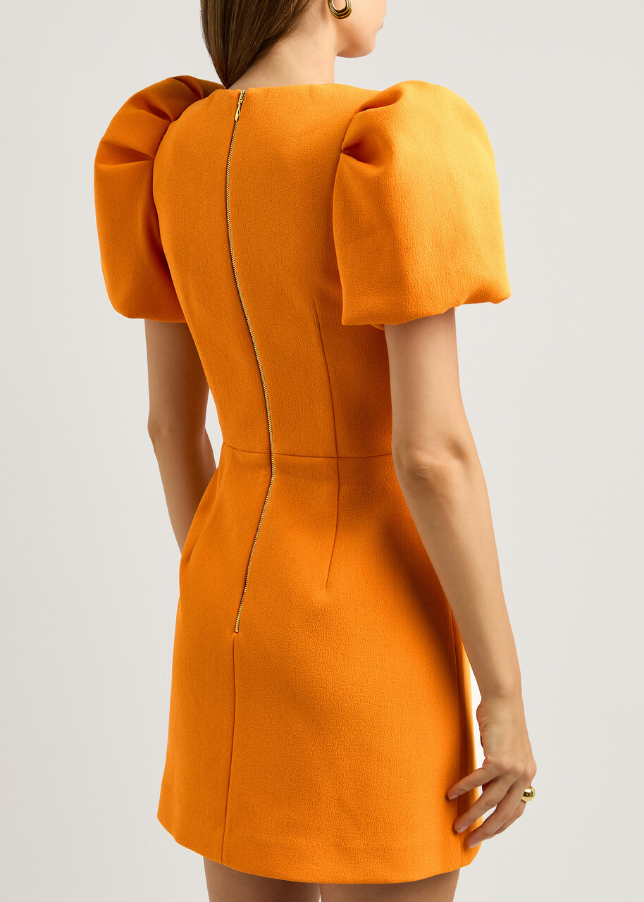 Rebecca Vallance Sirene Shell-embellished Mini Dress Bright