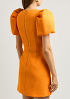 Rebecca Vallance Sirene Shell-embellished Mini Dress Bright Orange