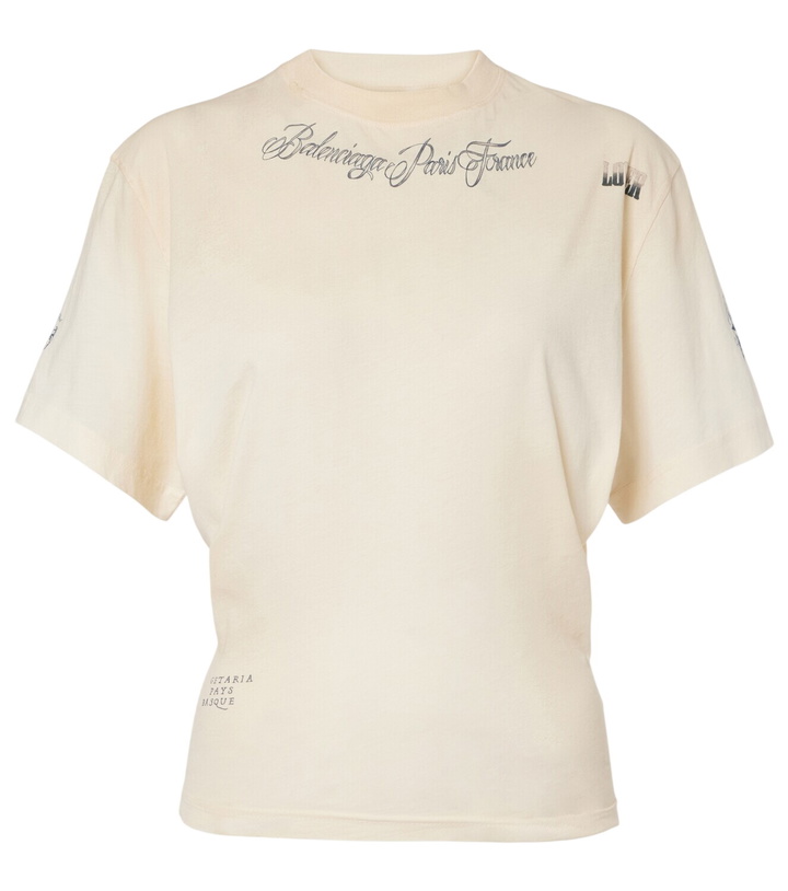 Photo: Balenciaga Printed cotton jersey T-shirt