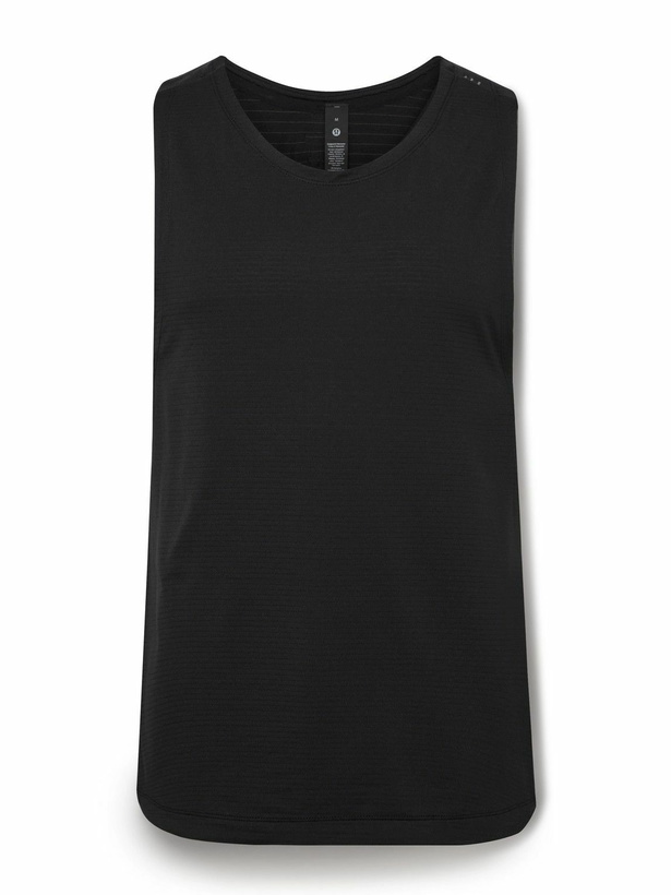 Photo: Lululemon - License to Train Recycled-Mesh Tank Top - Black