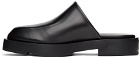 Givenchy Black Squared Open Loafers