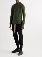 Rick Owens - Cashmere and Wool-Blend Hoodie - Green