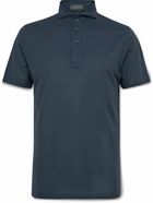 G/FORE - Essential Cutaway-Collar Piqué Golf Polo Shirt - Blue
