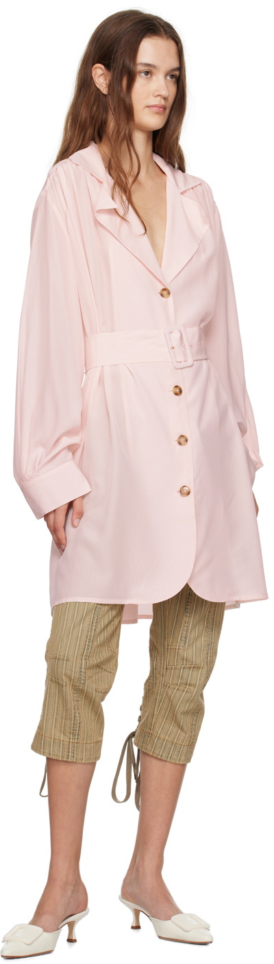 Caro Editions Pink Bonsai Minidress