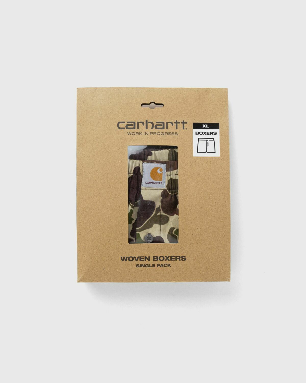 Carhartt Wip Cotton Boxer Green Boxers & Briefs Carhartt WIP