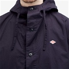Danton Men's Hooded Short Jacket in Navy