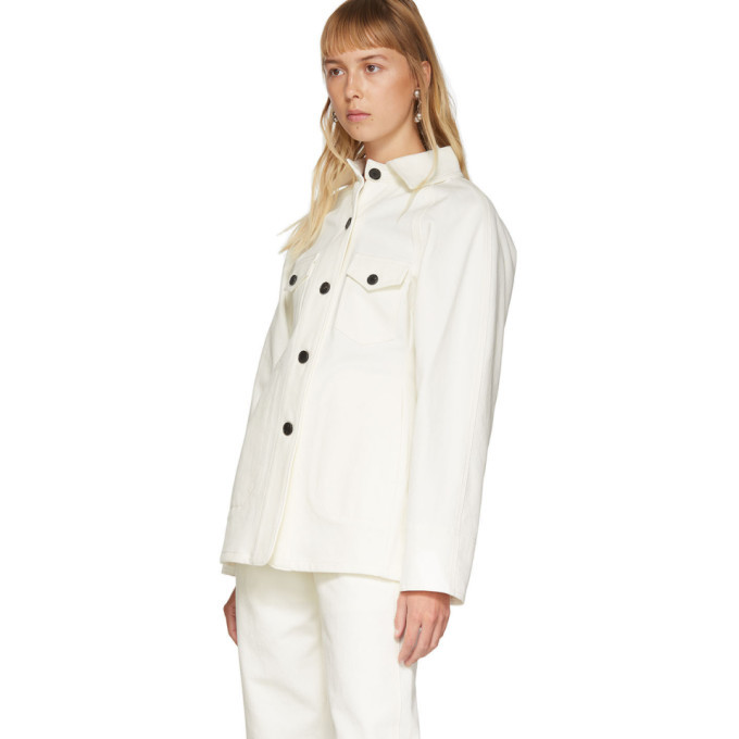 LVIR Off-White Cotton Stitch Jacket LVIR