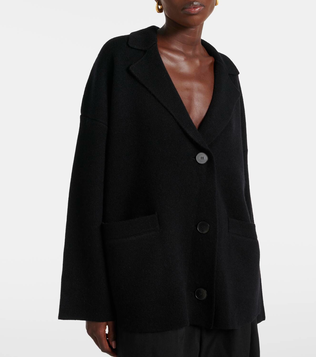 CO Single-breasted wool and cashmere blazer