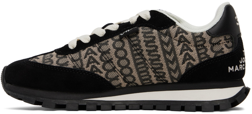 Marc Jacobs Black 'The Monogram Jogger' Sneakers Marc Jacobs Marc Jacobs Black 'The Monogram Jogger' Sneakers Marc Jacobs