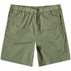 Norse Projects Men's Poul Light Nylon Shorts in Dried Sage Green