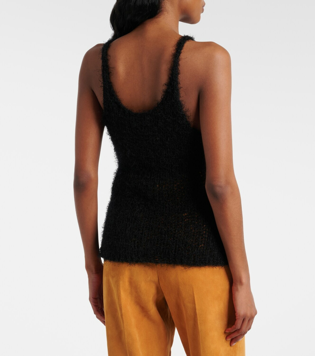 Gabriela Hearst Nur open-knit silk and cashmere tank top