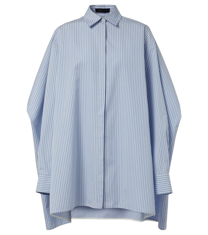 Photo: Proenza Schouler Isla striped cotton and silk shirt