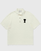 BOXY FIT POLO WITH AMI DE COEUR KNITTED PATCH